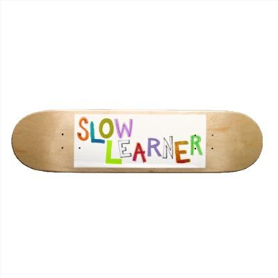 Foto El arte colorido de la diversión tonta lenta del p Tabla De Skate