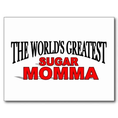 Foto El azúcar más grande Momma del mundo Tarjeta Postal