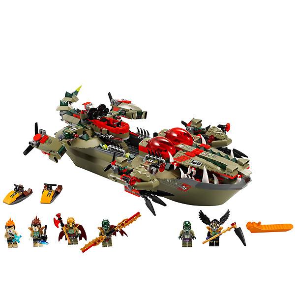 Foto El buque cocodrilo de Cragger Lego