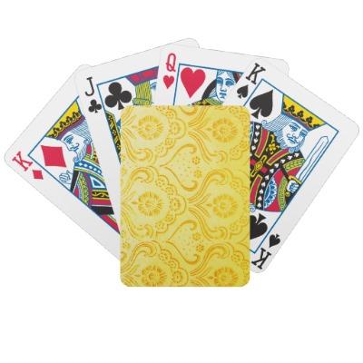 Foto El círculo de colores del diseño, pared, forma la Baraja De Cartas