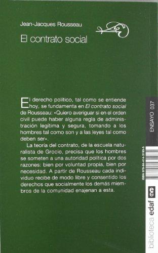 Foto El contrato social (Nueva biblioteca Edaf)