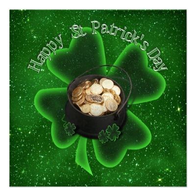 Foto El día de St Patrick feliz - todo verde Invitación Personalizada...