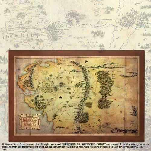 Foto El Hobbit Mapa De Tierra Media