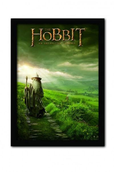 Foto El Hobbit Un Viaje Inesperado PóSter Enmarcado Gandalf 42 X 30 Cm