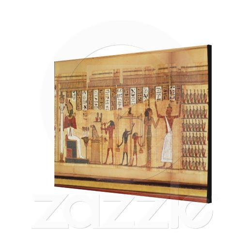 Foto El juicio de Osiris, detalle Impresion De Lienzo