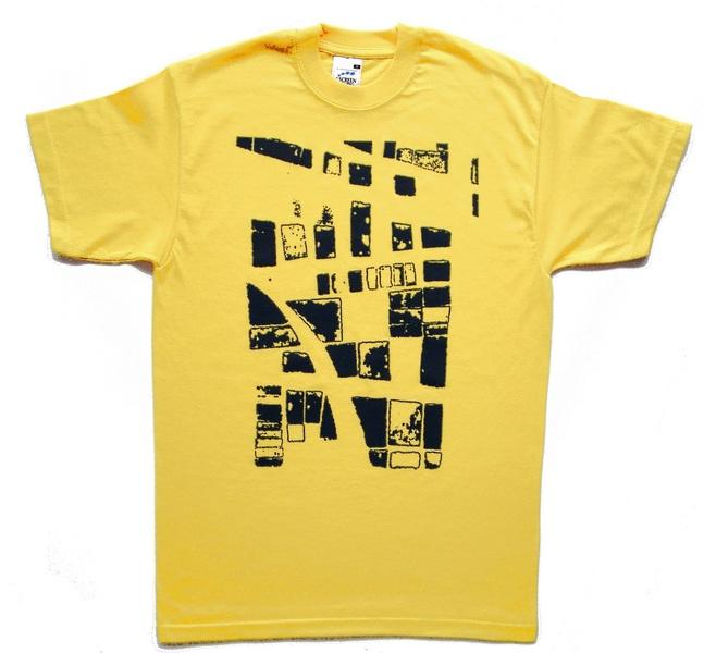 Foto El Mapa - Camiseta Hombre/Unisexo - Amarillo