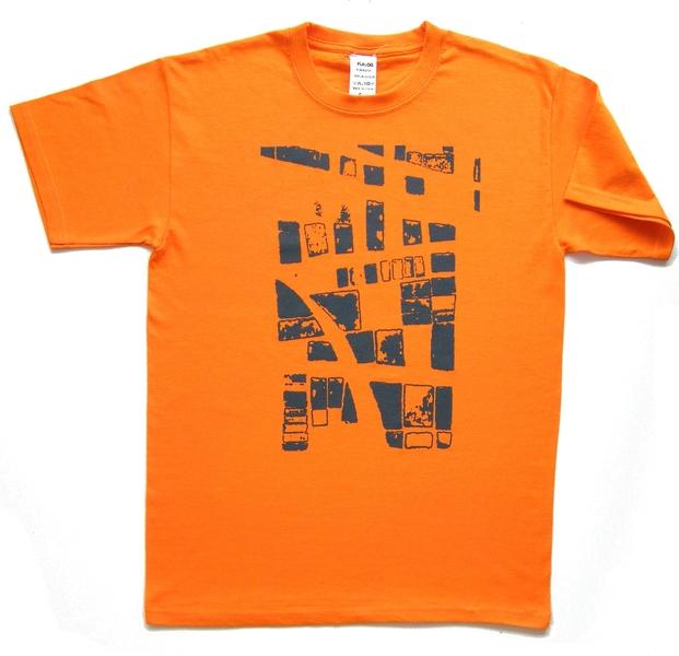Foto El Mapa - Camiseta Hombre/Unisexo - Naranja