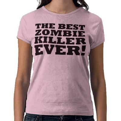 Foto El mejor asesino del zombi nunca Camiseta