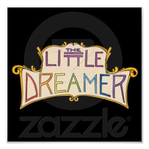 Foto El pequeño logotipo del arco iris del soñador Posters