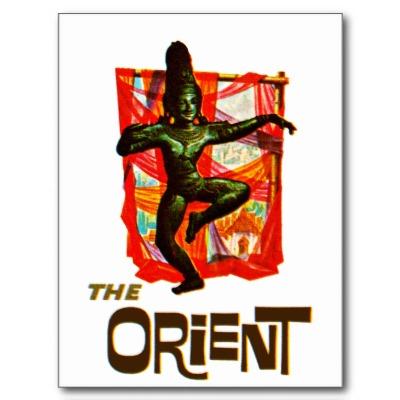 Foto El poster del viaje del vintage del ~ de Oriente Tarjetas Postales