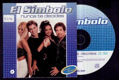 Foto El Simbolo - Nunca Te Decides - Spain Cd Single Vale Music 2000 - 1 Track Promo