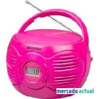 Foto elect. radio cd brigmton sfb-409-r cd rosa