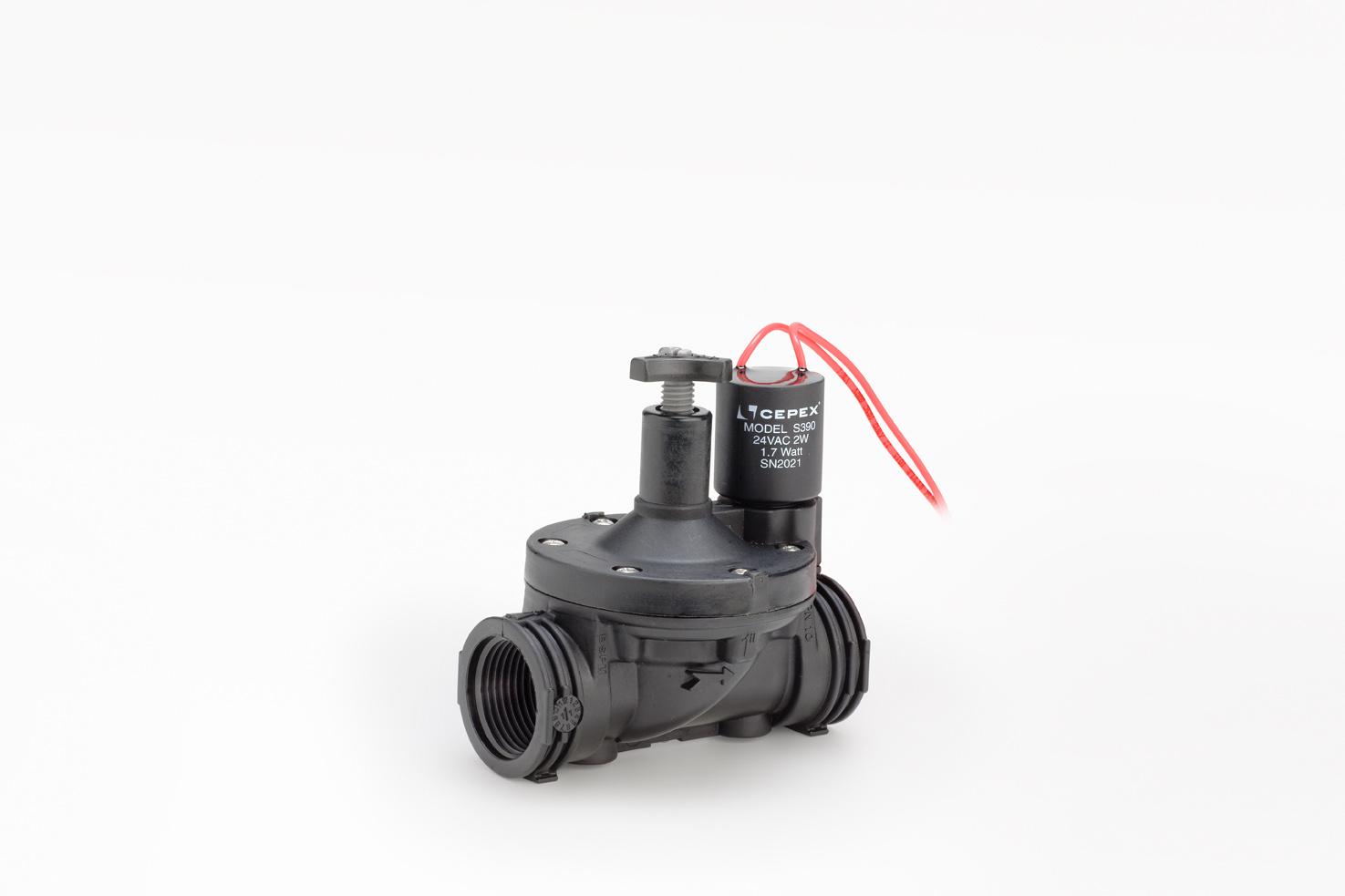 Foto Electroválvulas Cepex rosca hembra BSP, control de caudal, 24 VAC