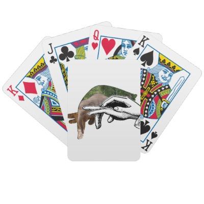 Foto Elefante de la marioneta de la sombra Baraja Cartas De Poker