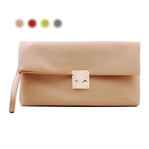 Foto Elegante color caramelo salones Mini Clutch Bolso de 4 colores
