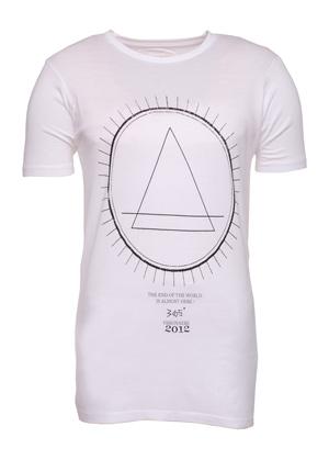 Foto Eleven Paris Visionaere Round Neck T-Shirt White XL - Camiseta