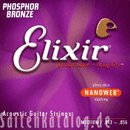 Foto Elixir 16052 Acoustic Phosphor Bronze Ultra-Thin NANOWEB Coating, Ligh