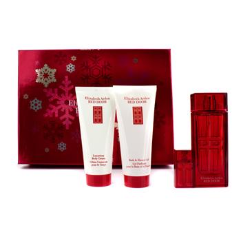 Foto Elizabeth Arden - Estuche Red Door: Agua de Colonia Vap. 50ml/1.7oz + Crema Corporal 100ml/3.3oz + Gel de Baño y Ducha 100ml/3.3oz + Parfum Miniatura 4pcs