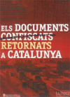 Foto Els documents confiscats/retornats a catalunya