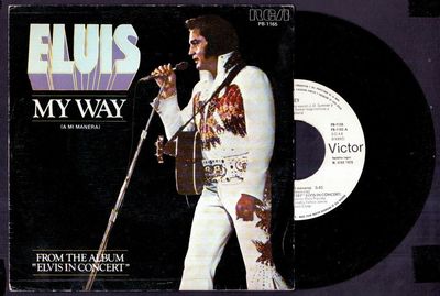Foto Elvis Presley - My Way / America - Spain Sg 7