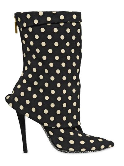 Foto emanuel ungaro botas de cady estampado sobre piel