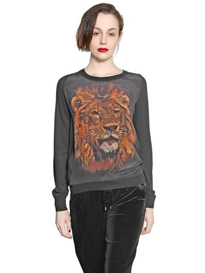 Foto emma cook blusa de jersey techno ajustado estampado