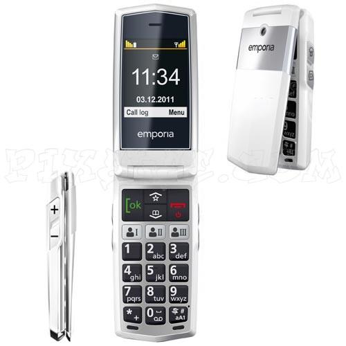 Foto Emporia CLICK V32 Blanco/Plata