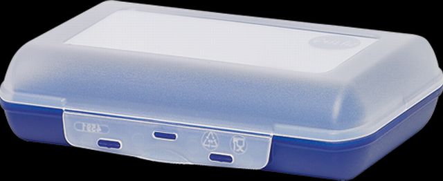 Foto Emsa Variabolo Clipbox, blau / transparent, 16 x 11 x 4 cm (H.Nr. 5051