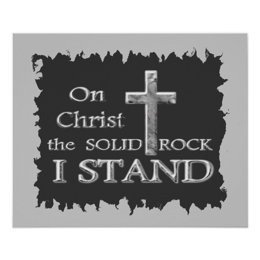 Foto En Cristo la roca sólida que me coloco Impresiones