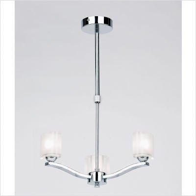 Foto Endon Lighting Acid Glass Flush Mount - Chrome
