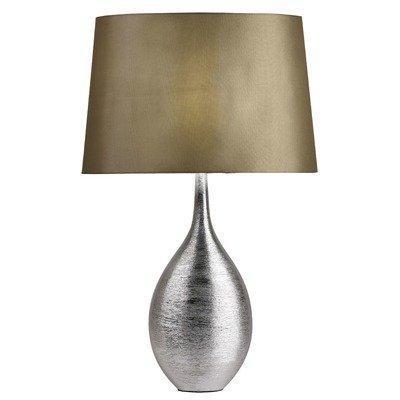 Foto Endon Lighting Ceramic Table Lamp In A Chrome Glaze Effect