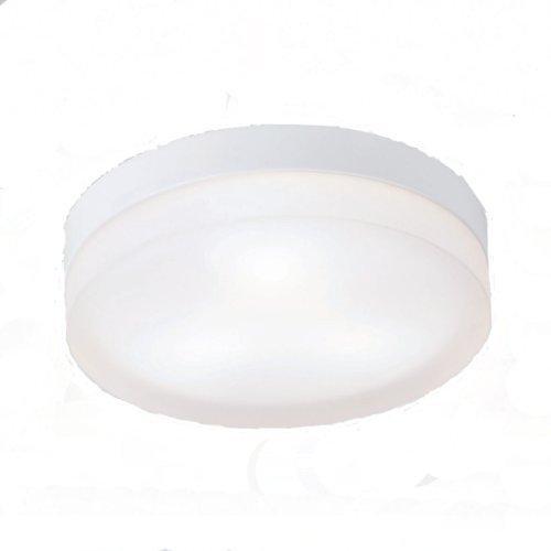 Foto Endon Lighting Modern Glass Flush Fitting SuiTable For Use In Bathroom