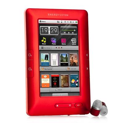 Foto Energy lector libro electrónico C4+Touch Rojo 8GB