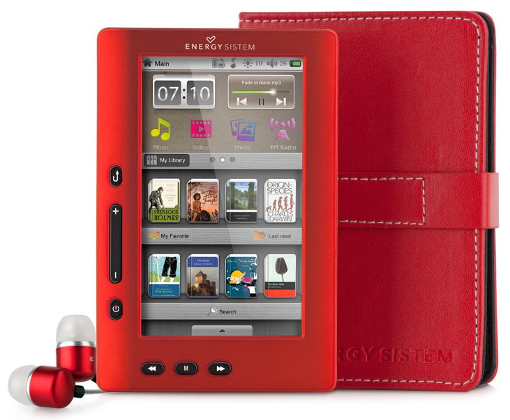 Foto Energy Sistem Libro Electronico Energy Color Book 3048 Ruby Red