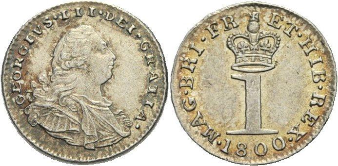 Foto England Pence 1800