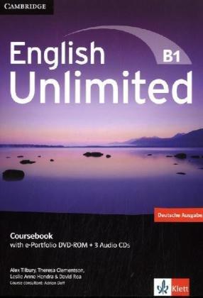 Foto English Unlimited B1 - Pre-Intermediate. Coursebook with e-Portfolio DVD-ROM + 3 Audio-CDs
