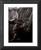 Foto Enmarca 51x41cm imprimir of Socorro tallada de un faraón, Egipto