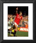 Foto Enmarcado 25x20cm imprimir of Bryan Robson de Manchester unida