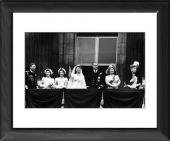 Foto Enmarcado 25x20cm imprimir of Isabel y el duque de Edimburgo boda