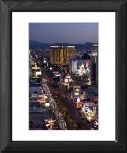 Foto Enmarcado 25x20cm imprimir of Strip de las Vegas en la noche, Las...