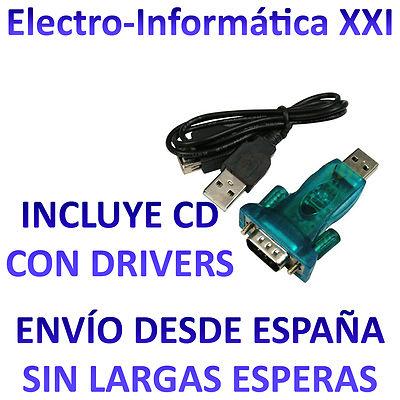 Foto Envíos Diarios - Adaptador De Usb 2.0 A Rs232 - Cable Usb 1 Puerto Db9 Macho