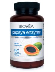 Foto Enzima De Papaya 500mg 90 Comprimidos Masticables