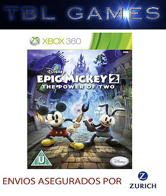 Foto Epic Mickey 2 Xbox360 Xbox 360 El Retorno De Los Heroes  Nuevo (precintado)
