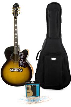 Foto Epiphone EJ-200SCE VS Bundle