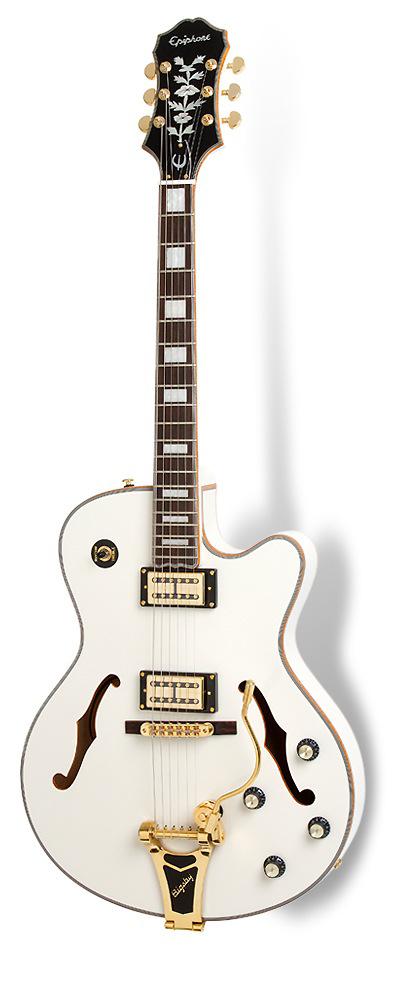 Foto Epiphone Emperor Swingster Royale White