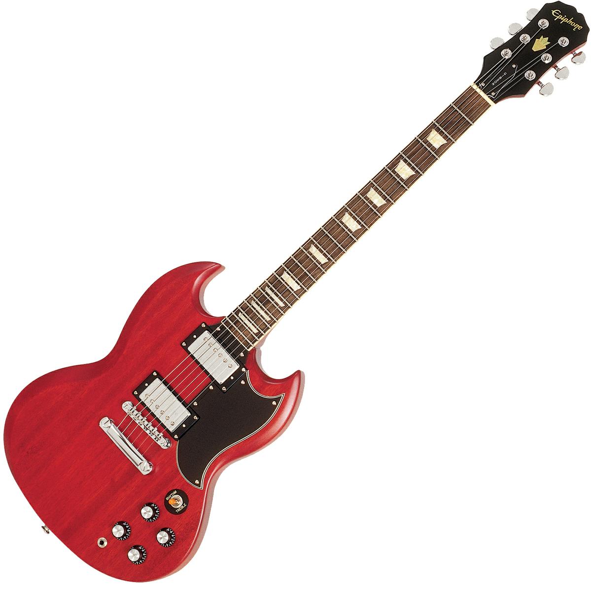 Foto Epiphone Faded G-400 Worn Cherry Guitarra Eléctrica
