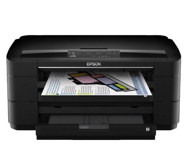 Foto Epson Impresora de inyección de tinta en color WorkForce WF-7015 inalámbrica A3