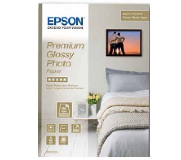 Foto Epson papel fotográfico premium glasé gama oro - 255g/m² - a4 - 15 hoj