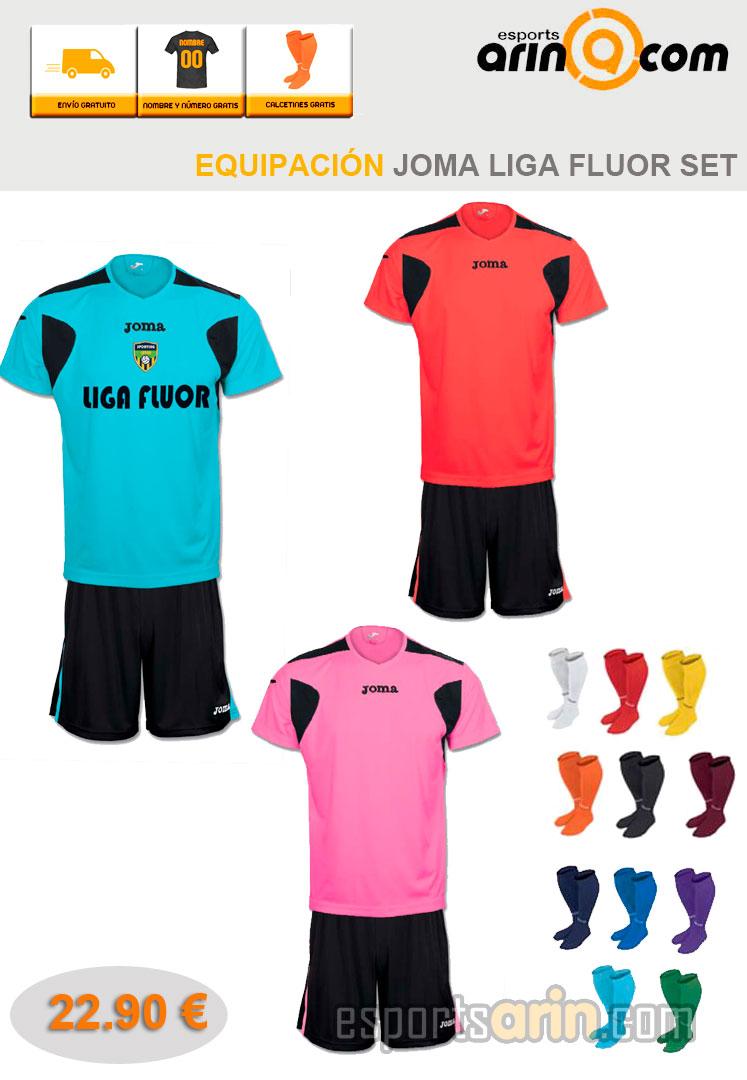 Foto Equipación Joma Liga Fluor Set - Envio 24h