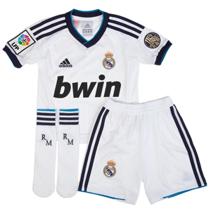 Foto Equipación Real Madrid Mini Blanco/Azul